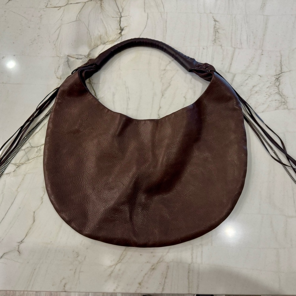 Juicy Couture Brown Leather Shoulder Bag